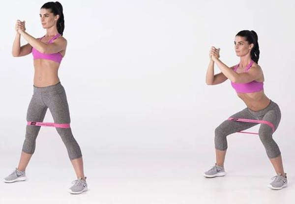 Bài tập Banded Squats