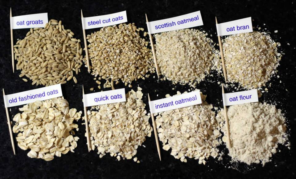Các loại yến mạch và hàm lượng protein khác nhau