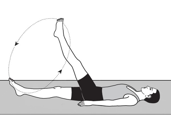 Bài tập giảm mỡ đùi Leg circles
