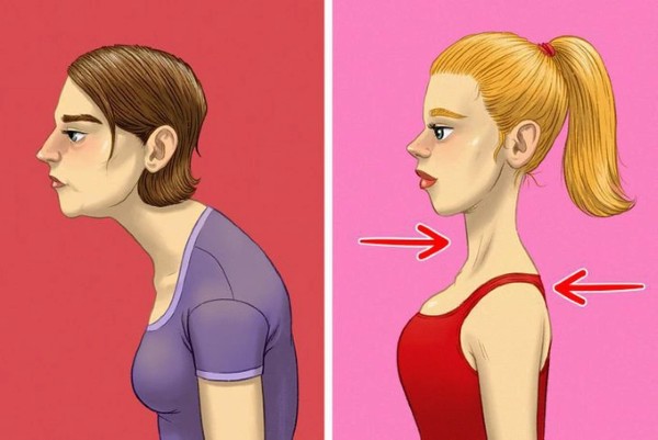 Duy trì một tư thế đúng là cách làm cổ dài ra và thanh thoát hơn hiệu quả