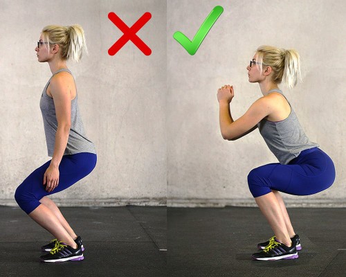 Squat là bài tập tác động đến nhiều nhóm cơ ở phần dưới cơ thể
