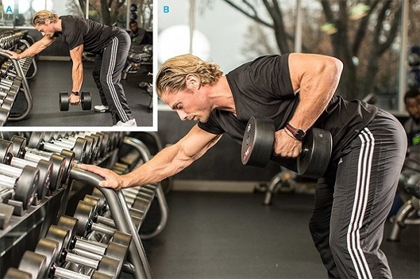 Những lỗi sai thường gặp khi tập Dumbbell Row